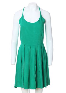 Γυναικείο Φόρεμα BSB πράσινο χρώμα