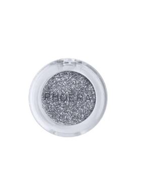 Phoera Cosmetics Glitter Eyeshadow Silver 101 (2g)